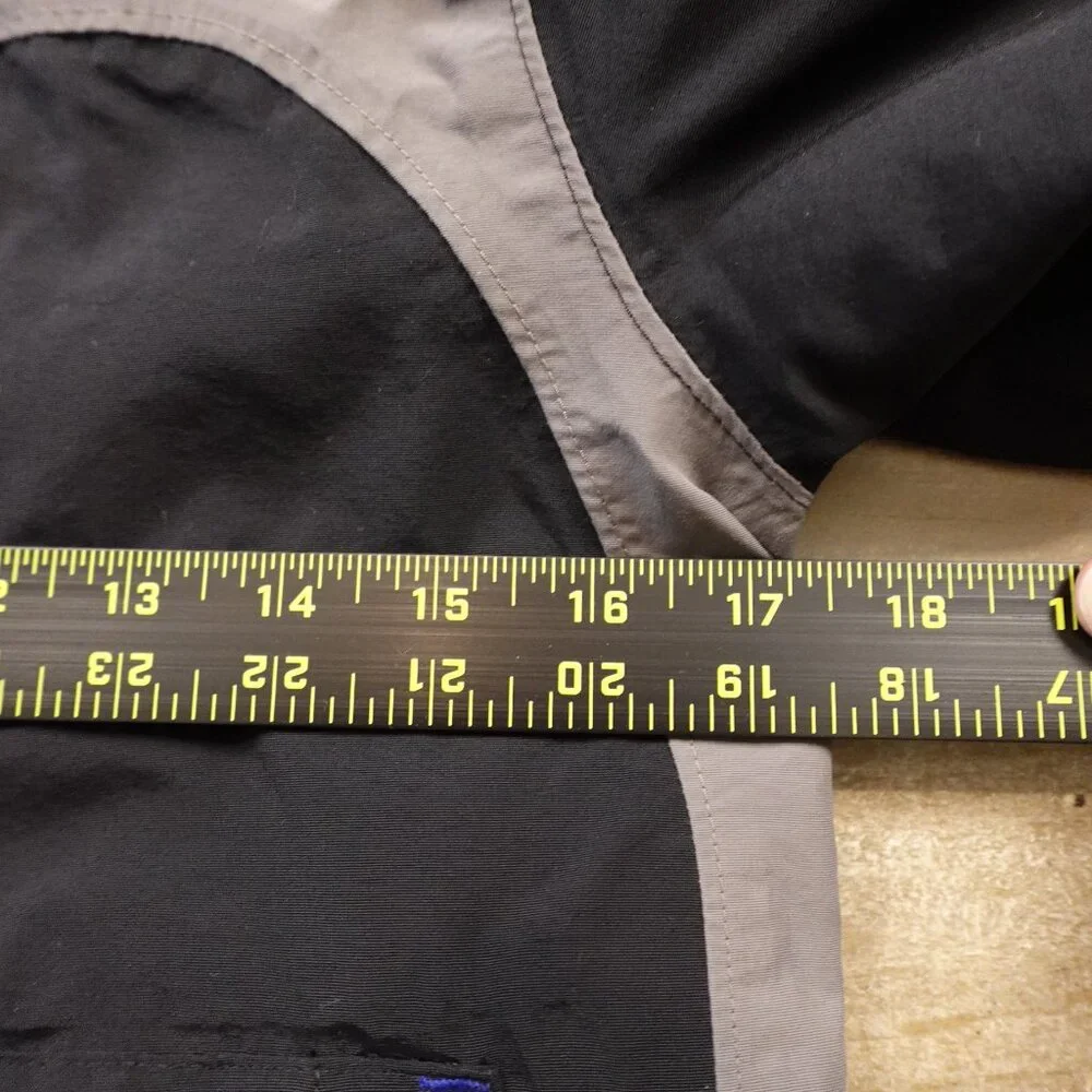Lands’ End Squall‎ Hooded Insulated Jacket Boys Small Black Gray Winter